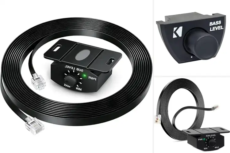 Detailed view of Best Bass Adjustment Knobs for Car Amplifiers