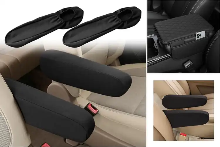 Detailed view of Best Car Armrest Covers for Ultimate Comfort & Protection