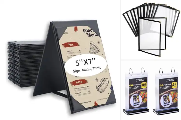 Detailed view of Best Easy-to-Clean Menu Holders: Stylish & Durable Solutions