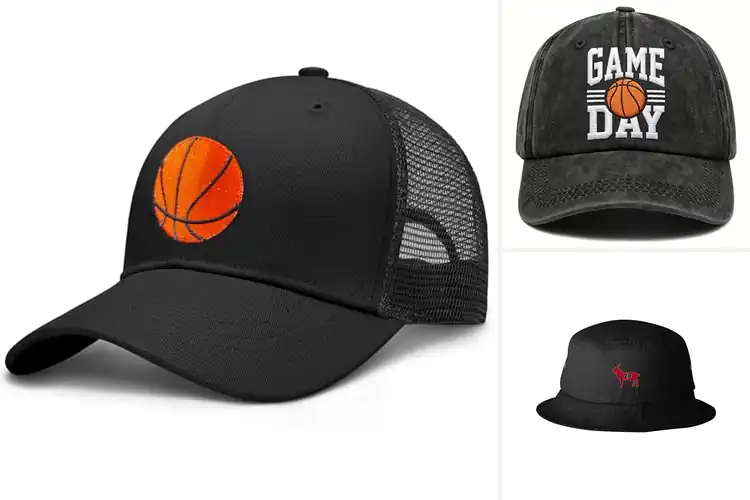 Detailed view of Best Embroidered Basketball Hats