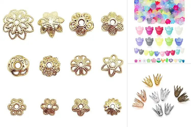 Detailed view of Best Flower Shape Bead Caps for Stunning Craft Designs