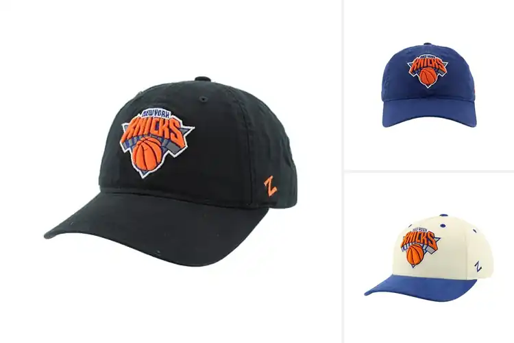 Detailed view of Best New York Knicks Adjustable Hats