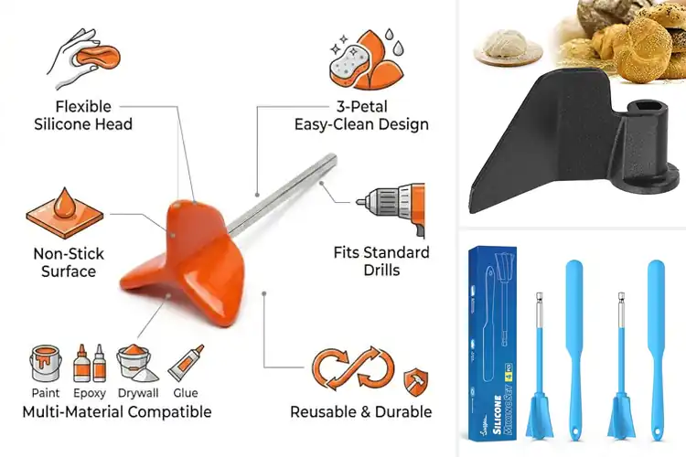 Detailed view of Best Non Stick Mixing Paddles