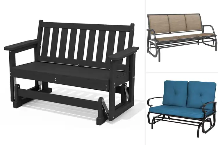 Detailed view of Best Outdoor Glider Benches for Ultimate Comfort