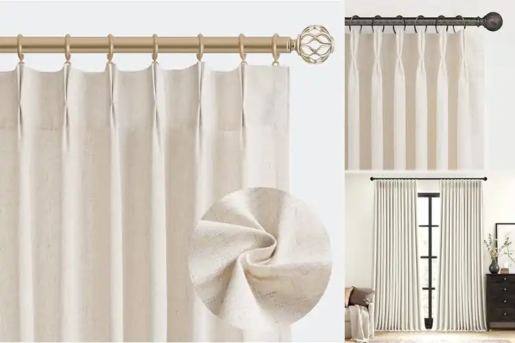 Detailed view of Best Pinch Pleated Curtains
