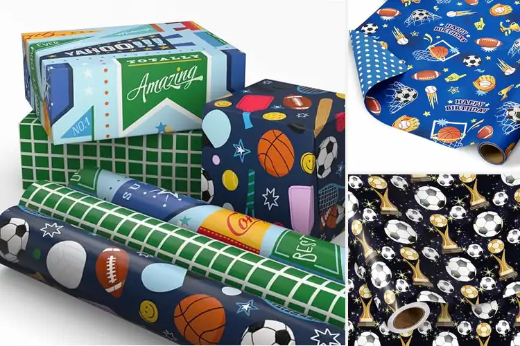 Detailed view of Best Sports Fans Gift Wrapping Papers